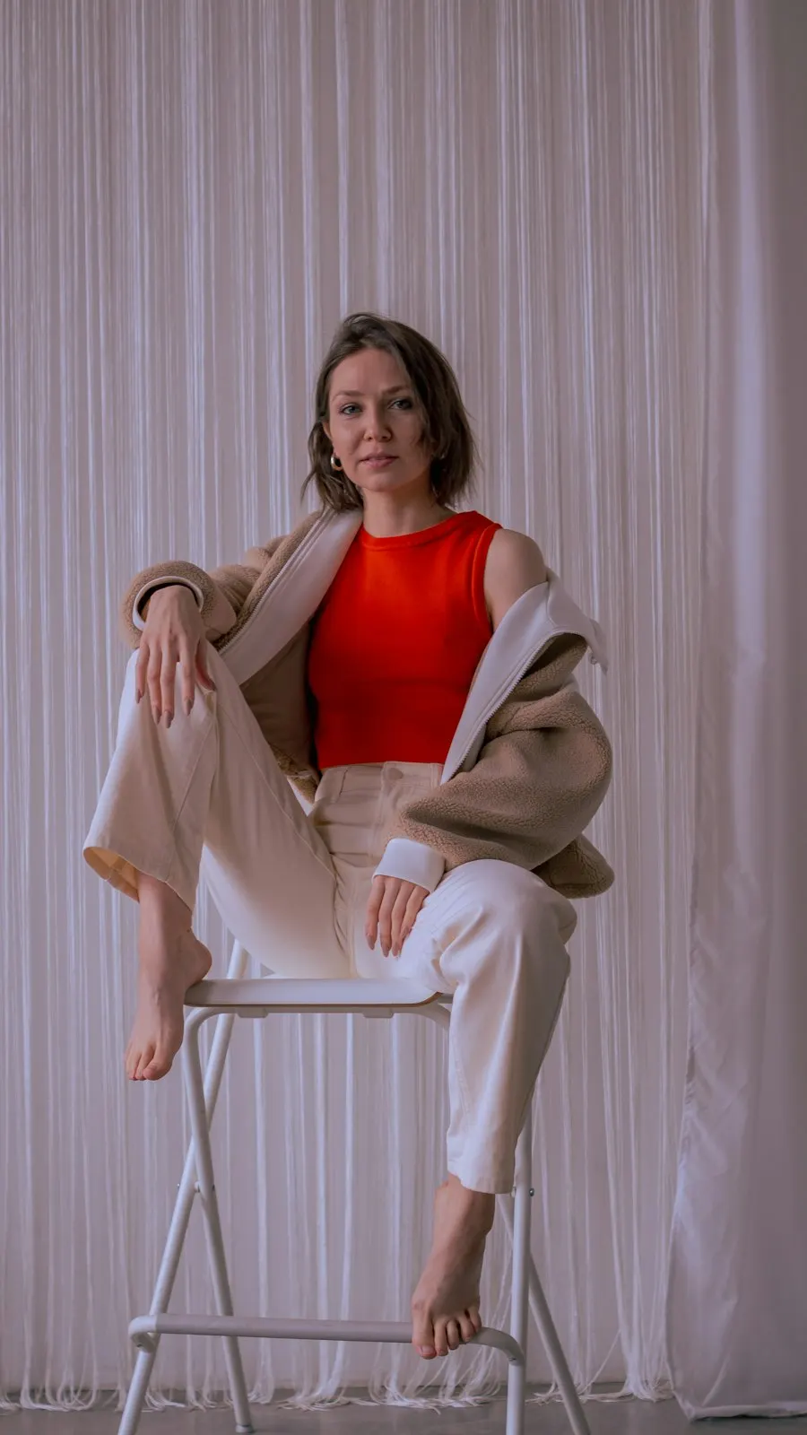 Elegant White Top - Insta-Ready Look