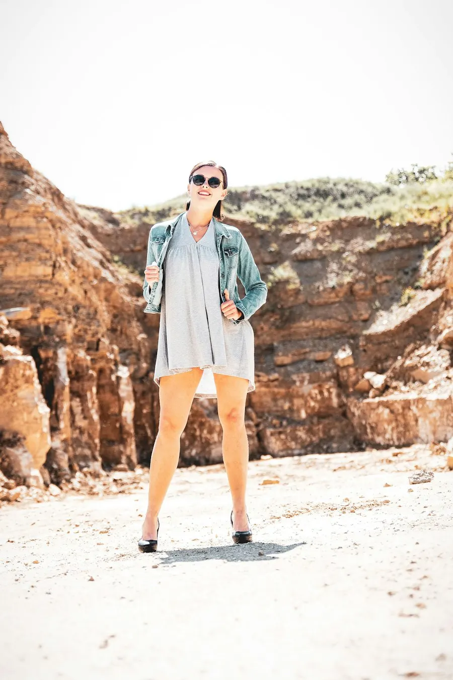 Elegant Black Denim Jacket - Soft, Flattering & Easy