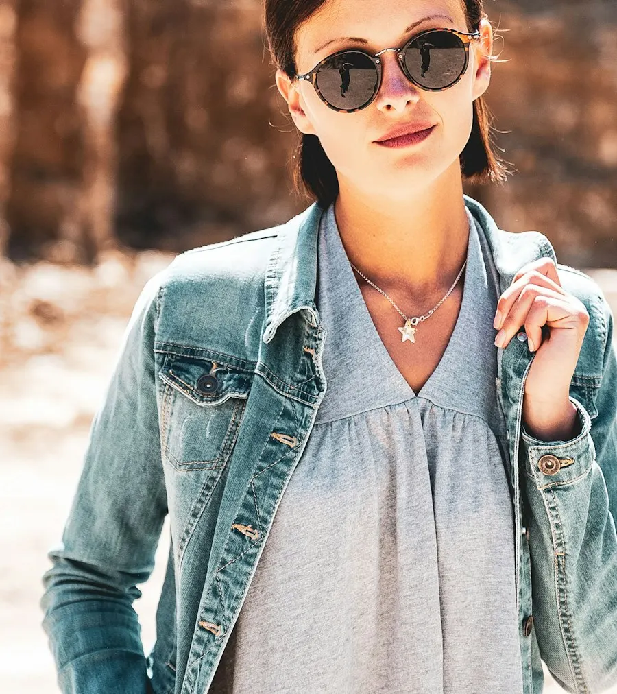 Elegant Black Denim Jacket - Soft, Flattering & Easy