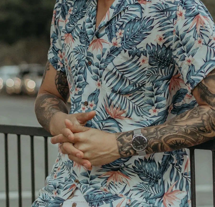 Floral Cotton Shirt - Weekend to Workday