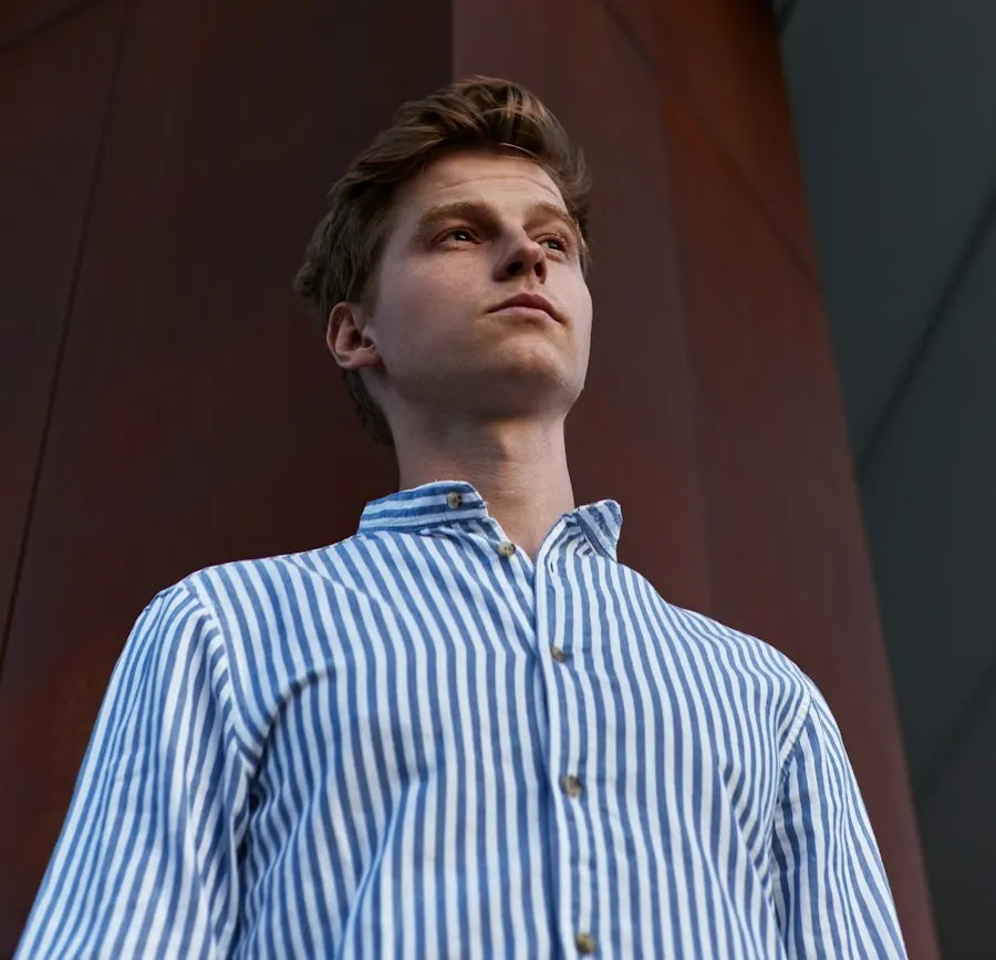 Striped White Oxford Cotton Shirt - Standout Everyday Essential