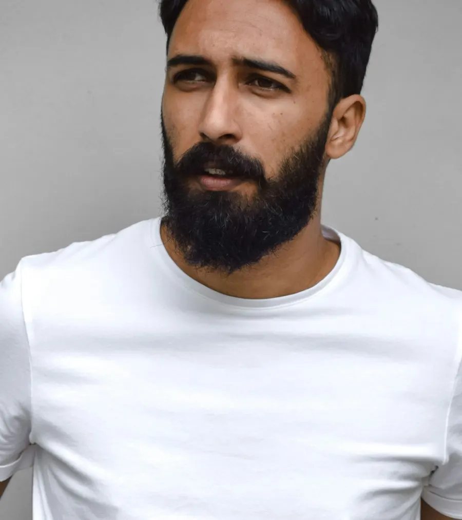 Modern White Cotton T-Shirt - Clean Modern Fit