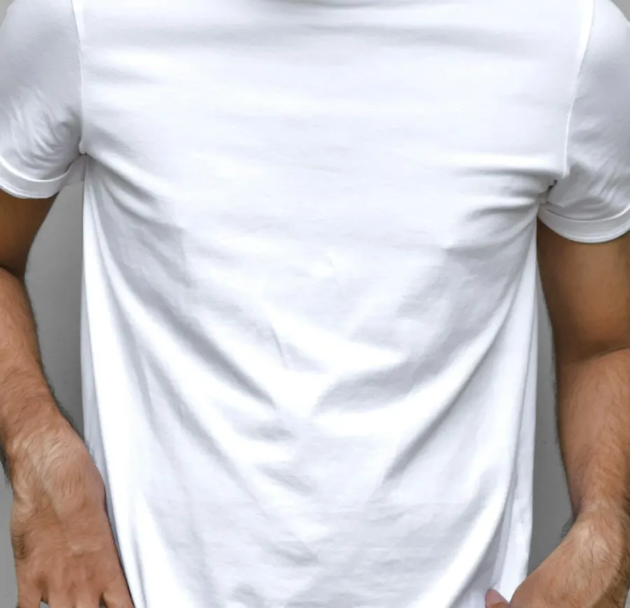 Modern White Cotton T-Shirt - Clean Modern Fit