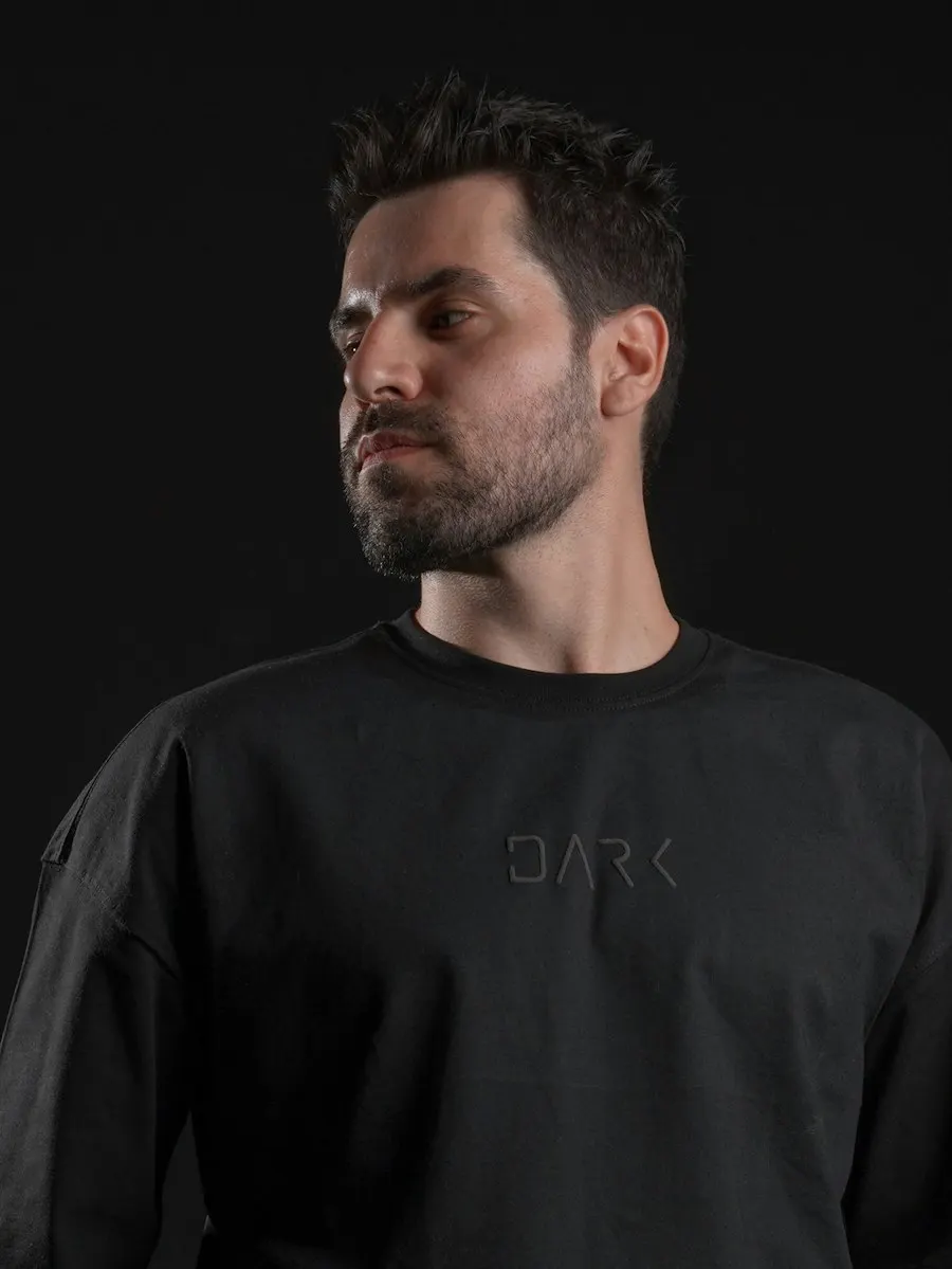 Premium Black Cotton T-Shirt - Clean Modern Fit