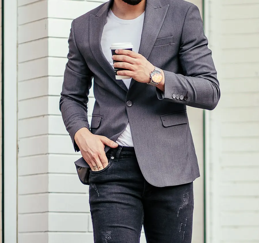 Premium White Terry Rayon Suit - Weekend to Workday