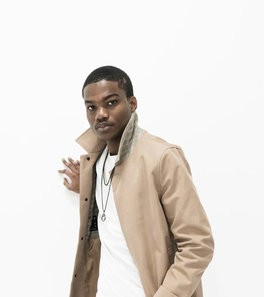 Urban Beige Coat - Clean Modern Fit