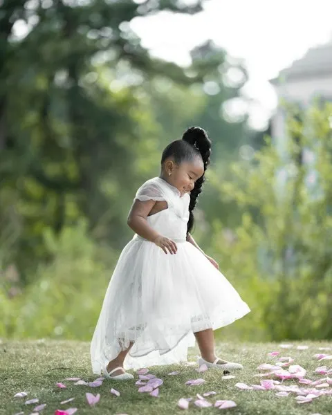 Cheerful White Cotton Dress - Photo-Perfect Moments