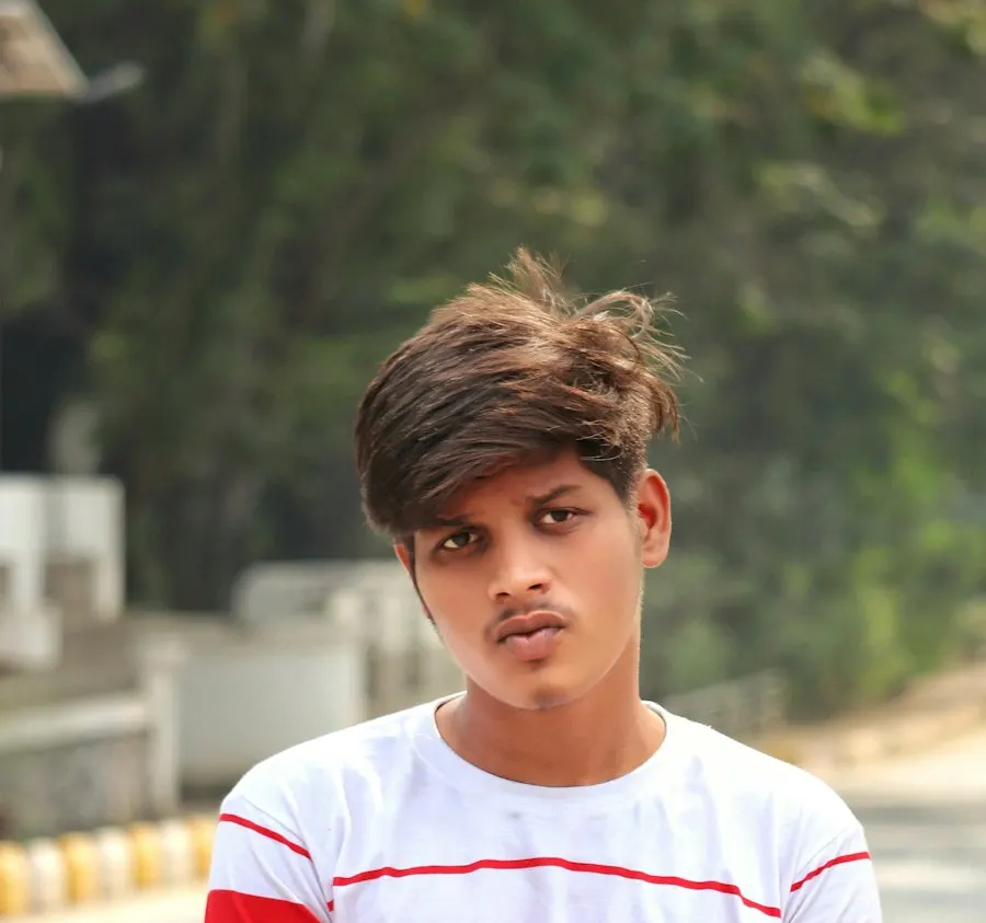 Striped White Denim T-Shirt - Photo-Perfect Moments