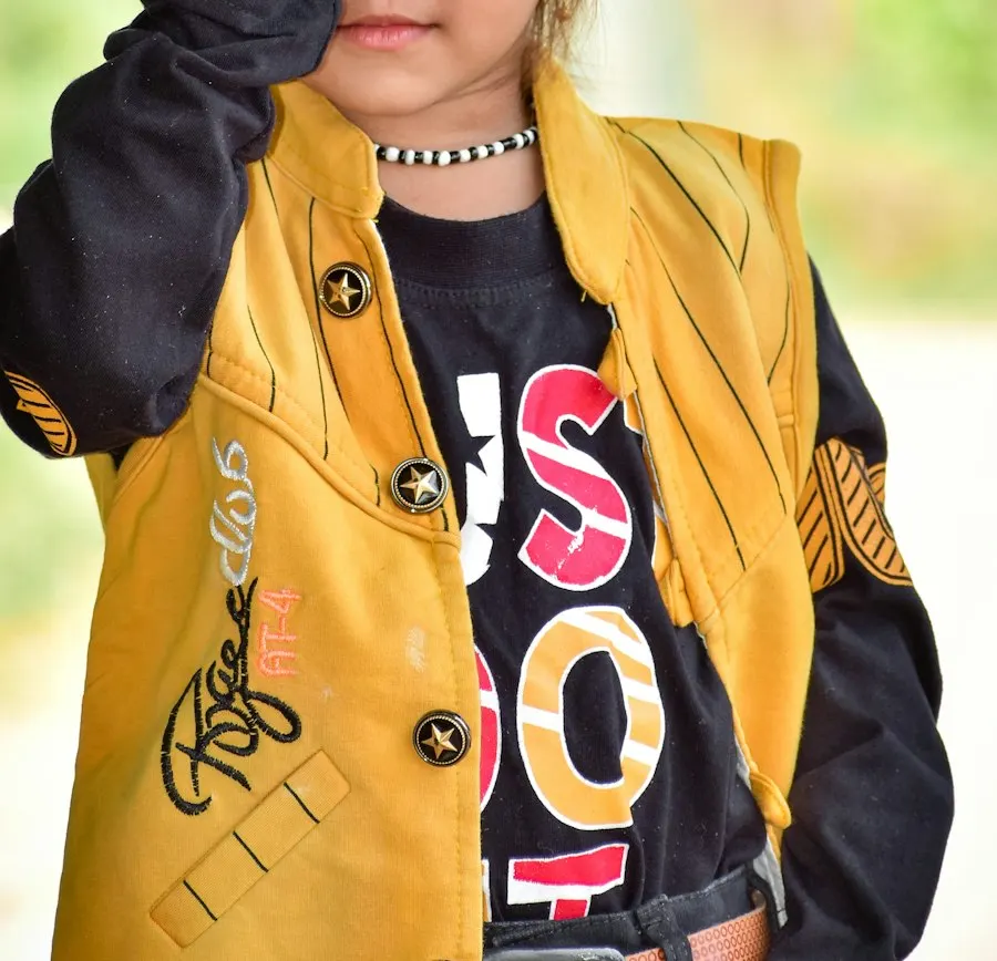 Playful Yellow Corduroy Jacket - Photo-Perfect Moments