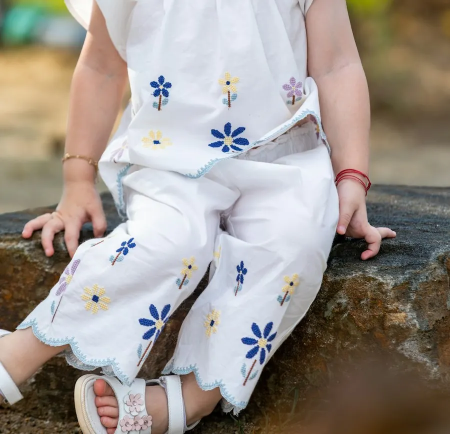 Adorable White Outfit - Soft on Little Skin