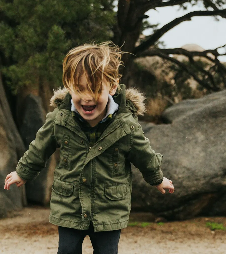 Playful Green Corduroy Jacket - Twirl-Ready Fun