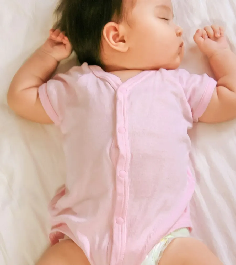 Cheerful White Baby Romper - Play-All-Day Comfort