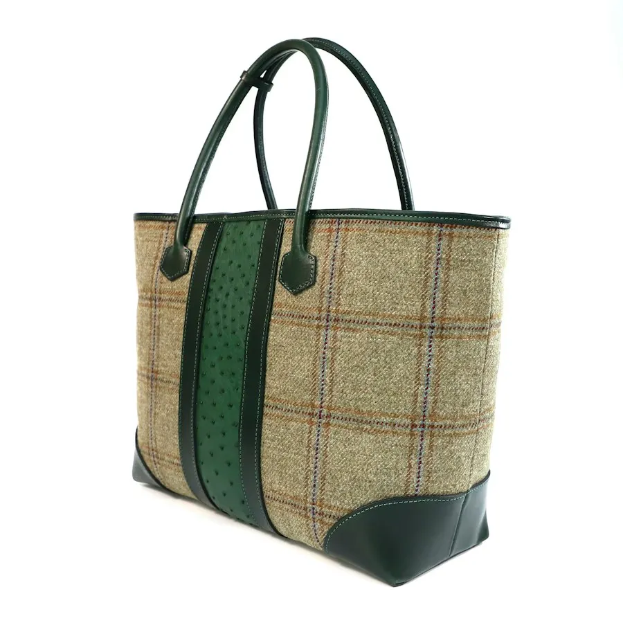 Plaid Leather Tote Bag - Your New Favourite