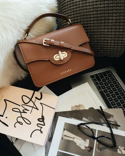 Signature Brown Leather Handbag - Effortless All-Day Glam