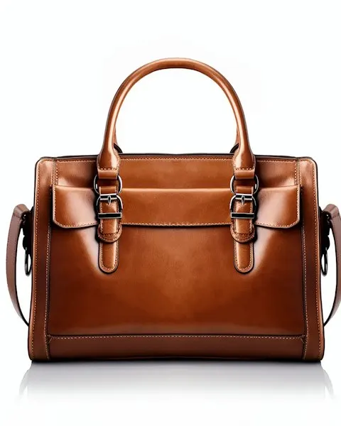 Chic White Leather Handbag - Your New Favourite