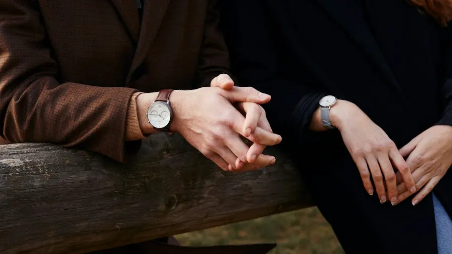 Modern Silver Leather Watch - Everyday Statement Piece