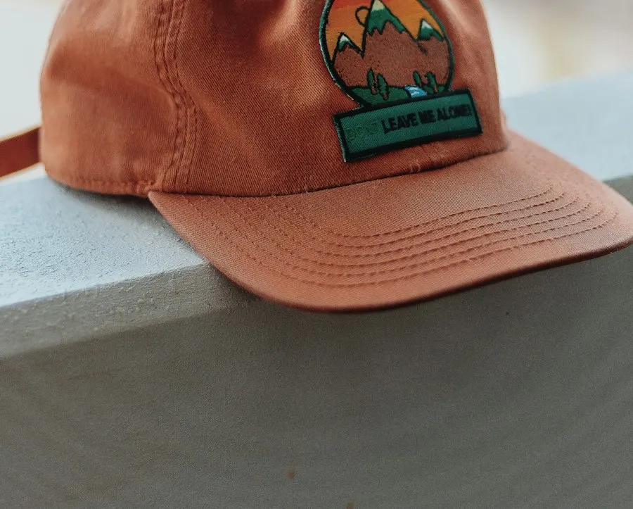 Embroidered Orange Cap - Made for Daily Use