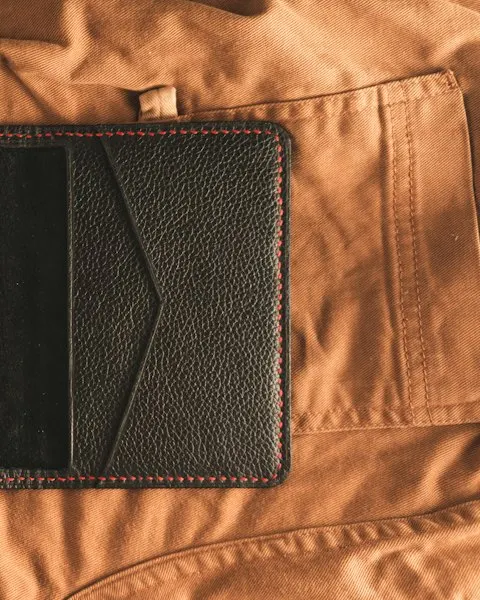Rugged Black Leather Wallet - Built for Comfort